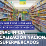 SERNAC INICIA FISCALIZACIÓN NACIONAL POR LEY QUE EXIGE INFORMAR PRECIO POR UNIDAD DE MEDIDA