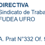 COMUNICADO PÚBLICO: Sindicato de Trabajadores de FUDEA UFRO