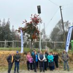 Frontel inaugura iluminación de Posta Matte Sanchez en Puerto Saavedra